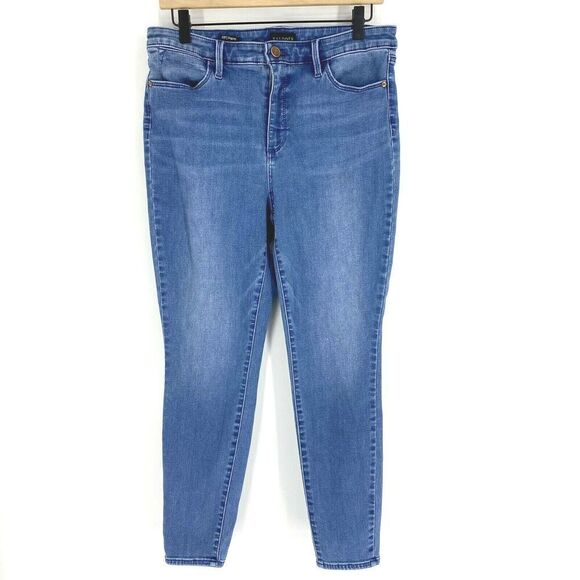 Talbots Jeans Size 12 Petite Blue Flawless High Waist Jegging Ankle Stretch - Picture 1 of 6